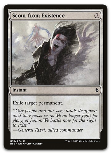 Scour from Existence #13 (NM) Battle for Zendikar BFZ Magic MTG - Picture 1 of 2