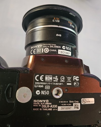Sony Alpha Brown DSLR A330 Camera with many accessories - Picture 12 of 15
