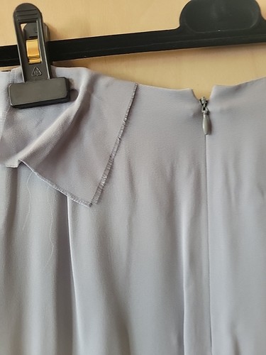 Chanel Silk Light Blue / Teal Vintage Suit Skirt Size (FR 38) (US 6/8) - Picture 6 of 11