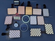 Lot Of 16 60 LED Plus Portable Selfie Light Video Lighting Clip  Camera Tri...