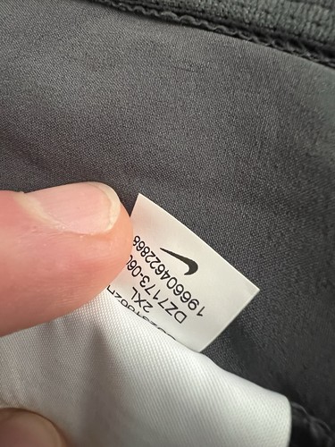Sudadera con Capucha Nike Cleveland Browns Entrenadores Lateral 1/4 Cremallera Elastizada Antracita XXL 2x - Imagen 10 de 10