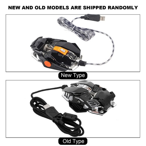 Gaming-Maus Kabelgebunden USB Mechanisch Leuchtende Kristallkugel Vers CHP - Bild 3 von 24