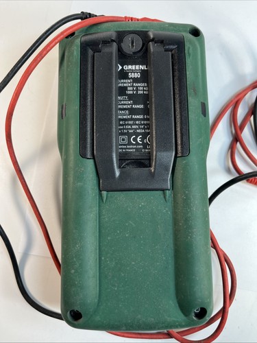 Greenlee 5880 Digital/Analog Megohmmeter 500/1000V mit beiden Leitungen getestet - Bild 4 von 7