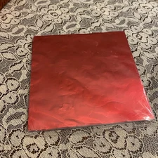 4" Foil  Candy Wrappers, Red, !00 ea pkg