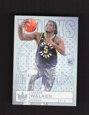 2023-24 Panini Court Kings #6 Jarace Walker Works in Progress Masterpiece #/1