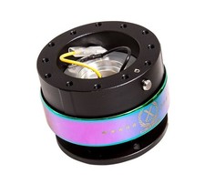 NRG Innovations for Quick Release Gen 2.0 - Black Body / Neochrome Ring