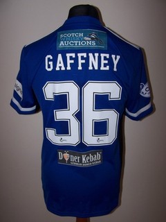 Hamilton Academical Away 2021/22 Shirt (M) MatchWorn #36 Myles Gaffney Scotland
