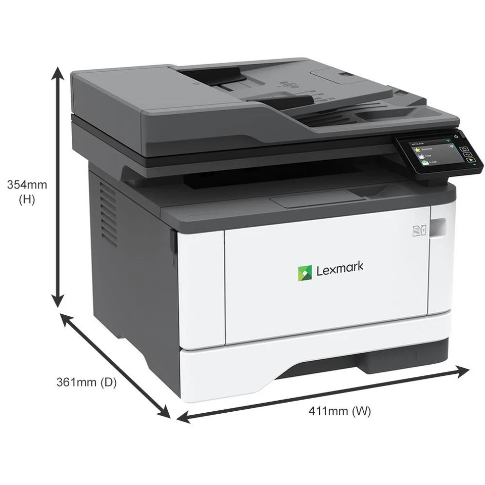 Lexmark MX432adwe A4 Mono Multifunction Laser Printer - Image 2 of 4