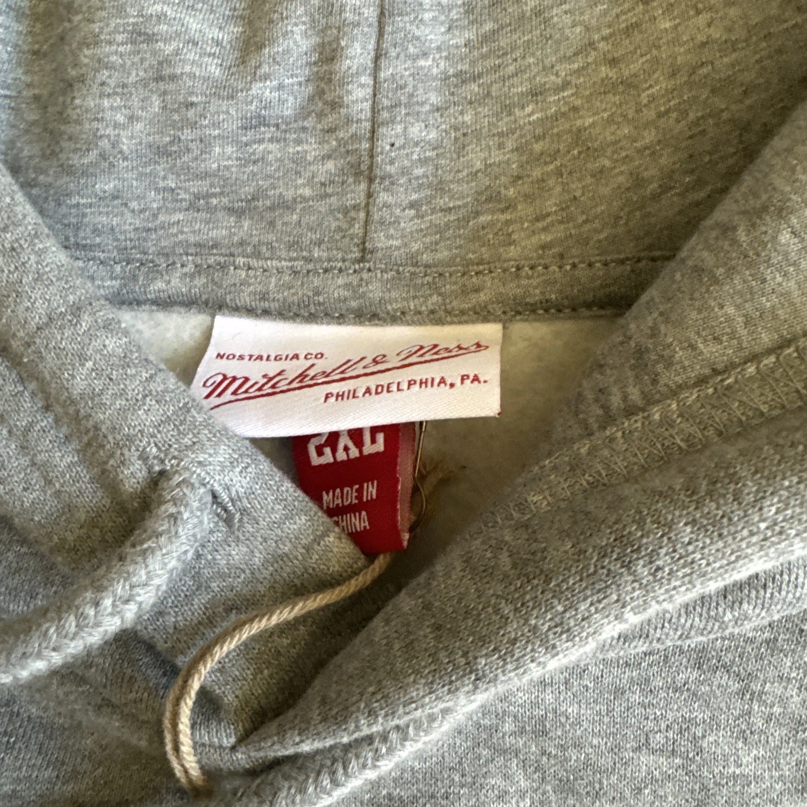 Felpa con cappuccio pullover Coach Mitchell & Ness nero Colorado Buffaloes nuova con etichette taglia XXL