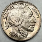 1938-D BUFFALO NICKEL. BEAUTIFUL FULL HORN CHOICE  UNCIRCULATED COIN W LUSTER!
