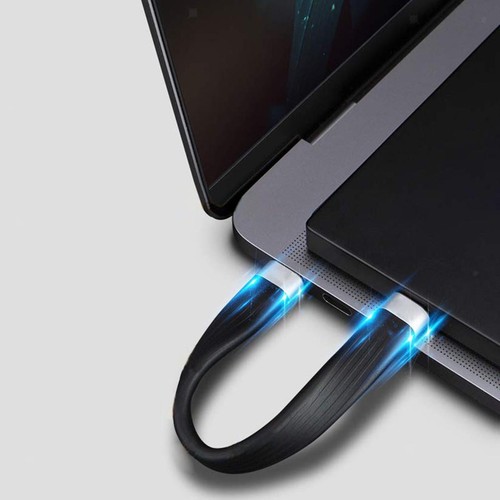 130mm Short USB C Cable Fast Cable Black Chipset with 4K Video Output 10Gbps - Picture 3 of 7