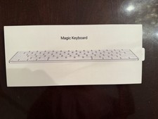 Apple Magic Wireless Rechargeable Keyboard 78-Key Silver/White A2450 (2021)