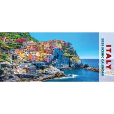 Willow Creek Press,  Italy Panoramic 2025 Wall Calendar