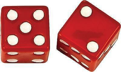 HARDDRIVE W99-6217R(2) Valve Stem Cap Red Dice W99-6217R2 820-2500R - Picture 2 of 4