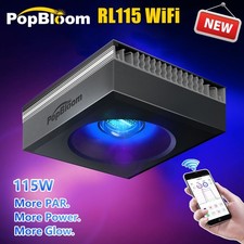 PopBloom RL115 WiFi LED Aquarium Light Full Spectrum Saltwater Coral Reef Marine