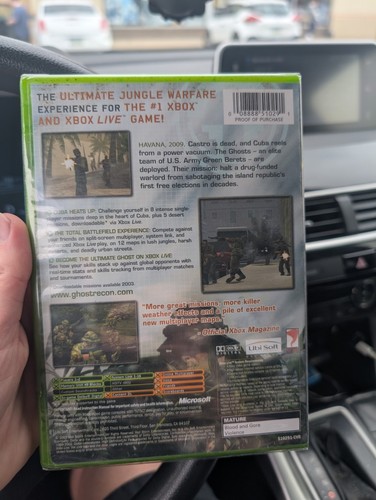 Ghost Recon Island Thunder Black Label Xbox SEALED - Picture 2 of 3