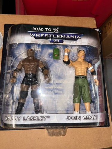 NIP WWE ROAD TO WRESTLEMANIA 23 BOBBY LASHLEY & JOHN CENA 2 PACK - Picture 1 of 2