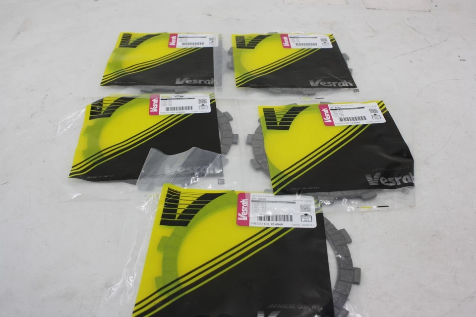 KIT PLACA FRICCIÓN EMBRAGUE VESRAH JUEGO DE 5 PARA 86-07 KAWASAKI NINJA 250 250 250R Foto 3 de 4