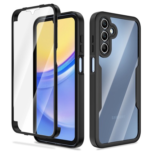 Samsung Galaxy A15 5G 6,5 pollici custodia protettiva colorata 360 tutto incluso - Foto 2 di 61