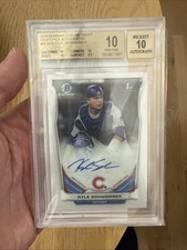 2014 Bowman Chrome DRAFT 1st AUTO Kyle Schwarber #BCA-KS - BGS 10/10 - PRISTINE!