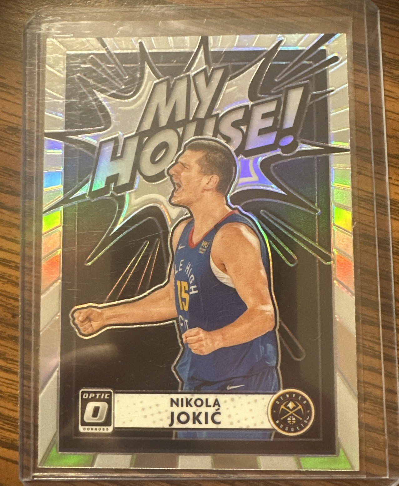 2020-21 Donruss Optic My House #9 Nikola Jokic Holo Silver Prizm