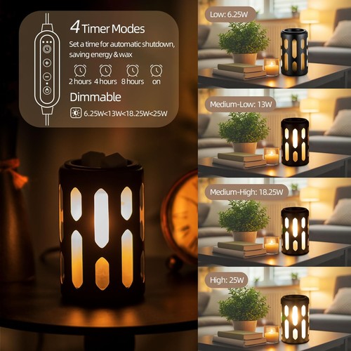 Wax Melt Warmer with Timer, Electric Candle Warmer for Scented Wax Burner wit... - Picture 3 of 7