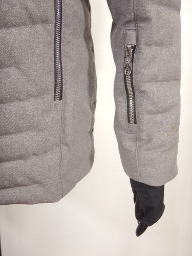 SPYDER Women's US SKI TEAM Gore Windstopper Down Parka Jacket Grey Sz 10 MEDIUM - Picture 7 of 14