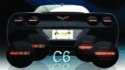 IPCW Midnight Onyx 05-13 for Chevy Corvette C6 LED Tail Lamps LEDT-336CX 4 Pcs - Picture 10 of 10