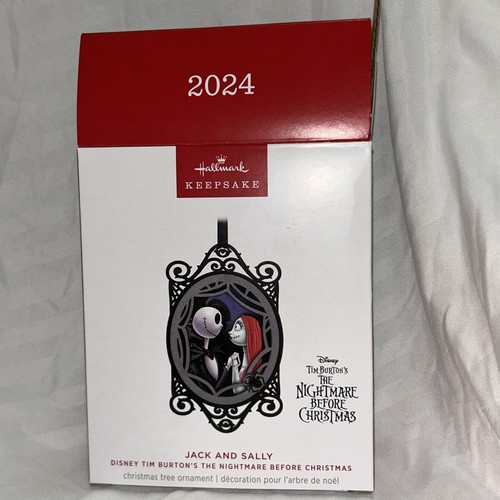 Hallmark Keepsake Orn. Pesadilla antes de X-Mas Jack & Sally 24Broken Mir. Marco - Imagen 12 de 15