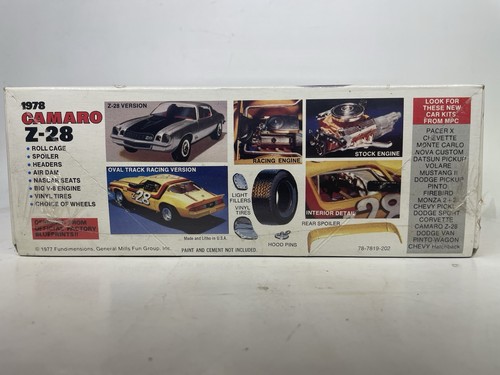1978 Chevrolet Camaro Z28 Maßstab 1:25 Model Kit in OVP versiegelt - Bild 4 von 7