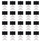  20 Pcs Small Chalkboard Signs Wooden Craft Blackboard Decoration