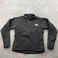 North Face Jacket Womens Small Black Apex Softshell Full Zip Windbreaker Outdoor