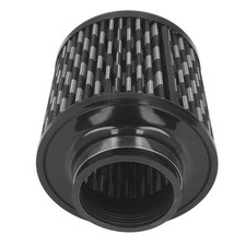 Universal 76mm/3in Inlet Air Filter Cleaner Clamp On Round Tapered Air Filter