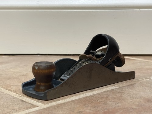 BUNDLE LOT (2) Vintage Stanley No. 220 Block Wood Plane 7" & Master Mechanic - Picture 13 of 20