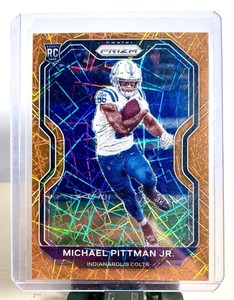 Michael Pittman Jr Orange Lazer Prizm Rookie 2020 Panini Prizm RC #333 Colts