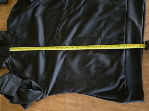 509 Damen schwarz Sector 1/4 Viertel Reißverschluss Hoodie Hoody Sweatshirt Größe L NEU Neu mit Etikett  - Bild 12 von 12