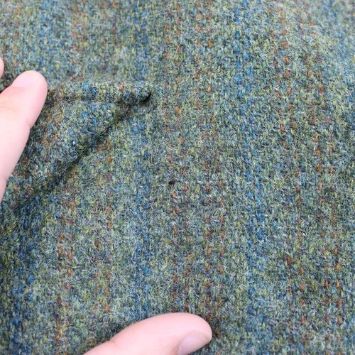 Vintage Harris Tweed Blazer Mens 42 Green Stripe Wool Sport Coat Heritage READ image 6