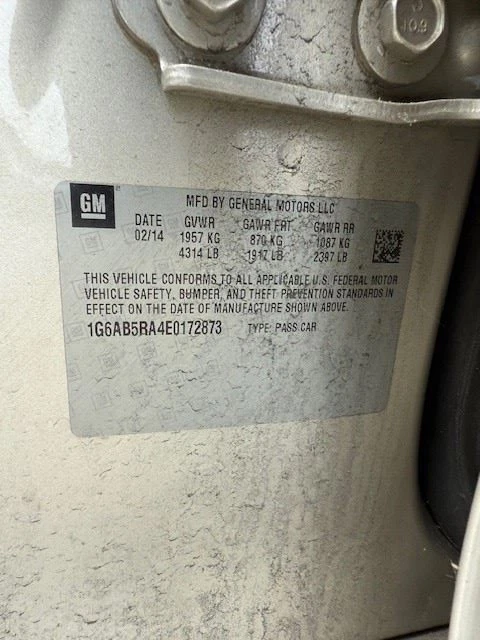 Base guardabarros derecho pasajero sedán compatible con 13-18 ATS 237731 Foto 4 de 4