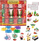 6 Pack Childrens Christmas Crackers Luxury with Novelty Gifts Party Style 1 
