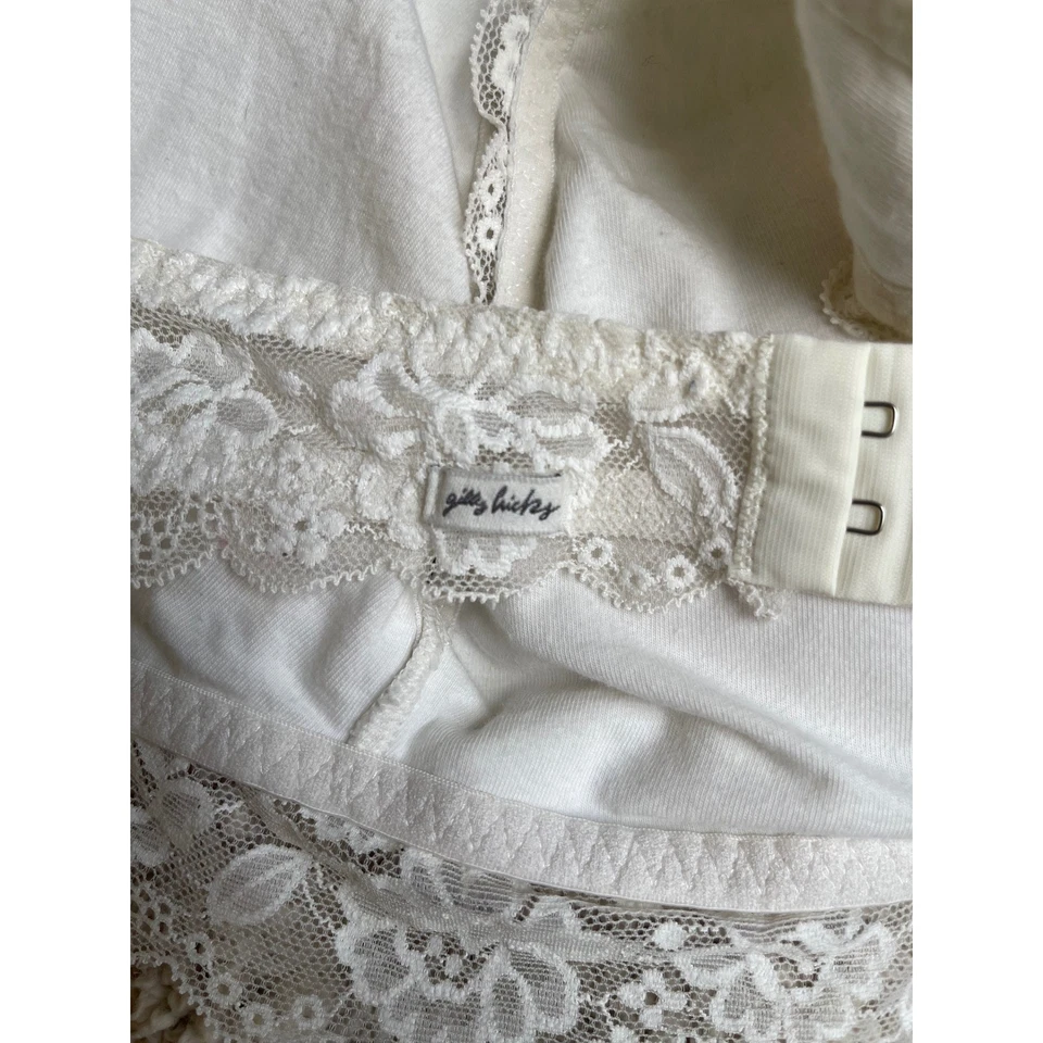 Gilly Hicks Cream Lace Halter Bralette - Elegant Sexy Lingerie Top - Image 2 of 4