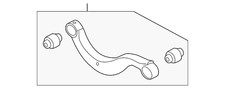 Genuine Volkswagen Upper Control Arm 3QF-505-323-B