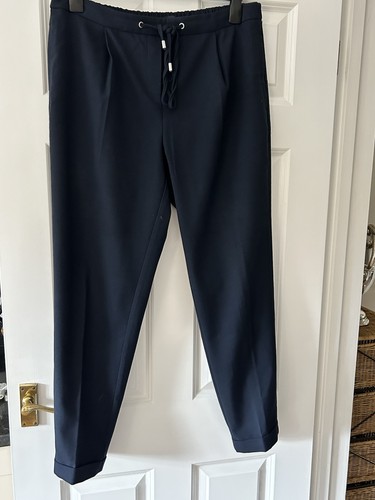 Marineblaue Knöchelhose für Damen von M&S, 16 lang