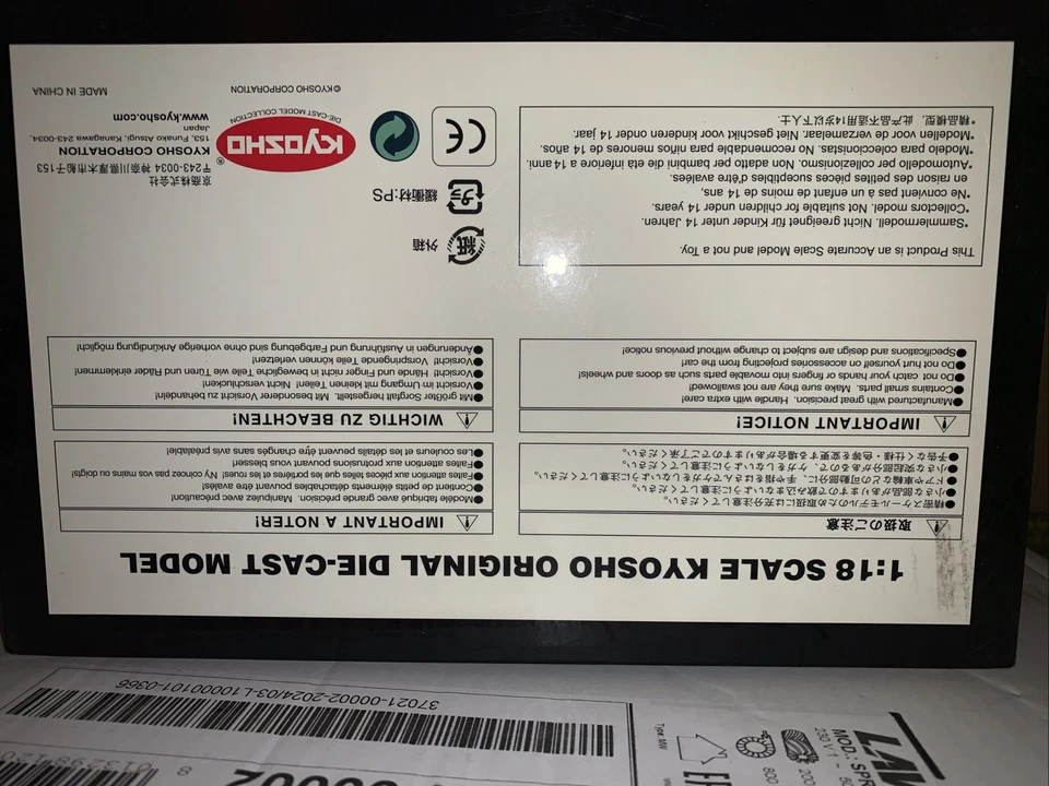 KYOSHO static model 1:18 Mini Cooper S 2001  R53 John Cooper Works Challenge - Immagine 4 di 4