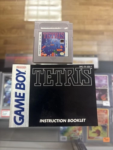 Tetris (Nintendo Game Boy, 1989) Authentic💯 w/ Manual  Tested- Fast shipping