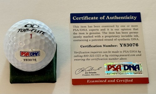 Rory Mcilroy signed Golf Ball 2025 Masters grand slam psa dna coa - Picture 9 of 9