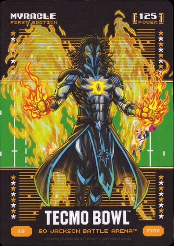 2026 Bo Jackson Battle Arena Tecmo Bowl Myracle Fire 125 Power Jahmyr Gibbs