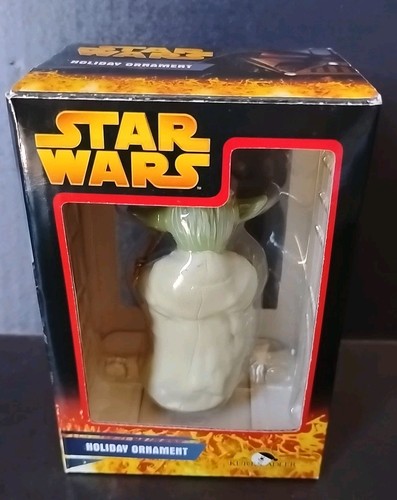 Star Wars 2005 Yoda Jedi Christmas Holiday Ornament Kurt S Adler 🆕 - Bild 2 von 3