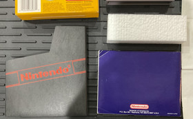 DRAGON WARRIOR - NINTENDO NES GAME 3 SCREW COMPLETE W/ BOX & STYROFOAM