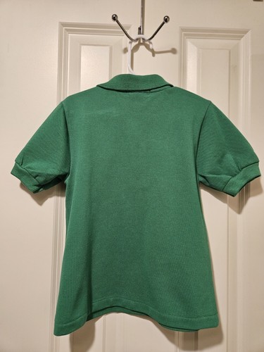 1980s OshKosh B Gosh Polo shirt Green boy short sleeve 7 USA UNION Made - Picture 3 of 5