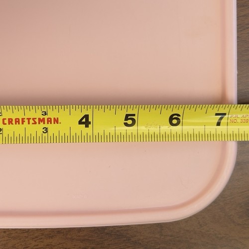 Tapa de sello modular mate de repuesto rosa Tupperware 1610 para 1609 - Imagen 3 de 3